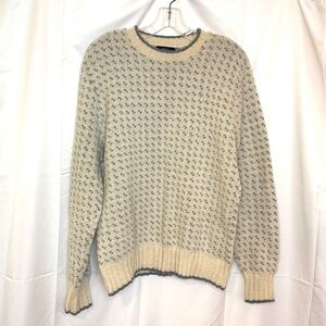 Vintage 1980s Boat House Row Wool Blend Knitted Crewneck Sweater L